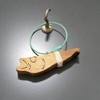 나무에 액막이 명태 북어 키링 키홀더 새차 차량용 이사 고사 선물 답례품